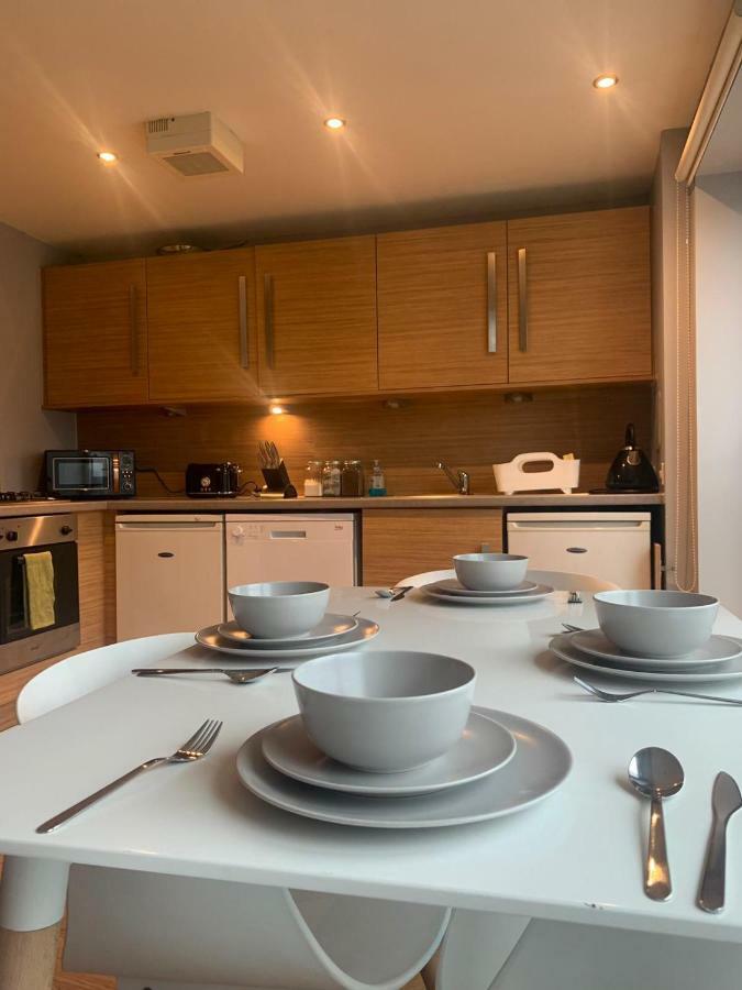 Merchant City Modern 1 Bed Executive Flat Glasgow Exterior foto